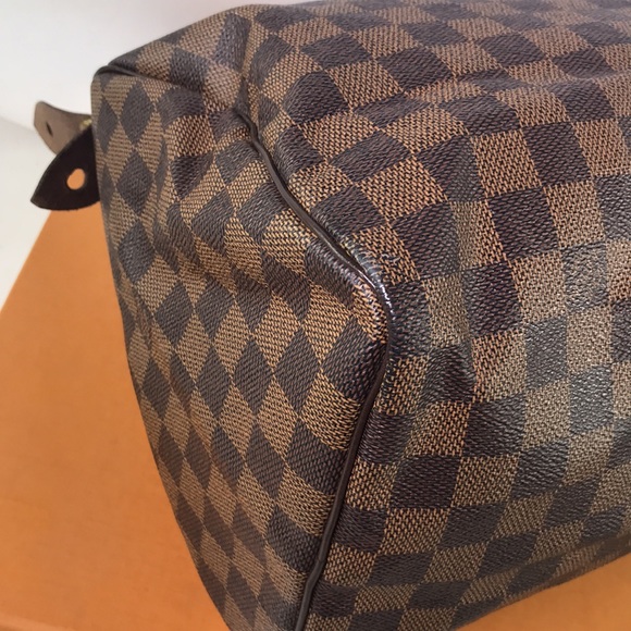Speedy 30 damier ebene Louis Vuitton - Picture 7 of 15